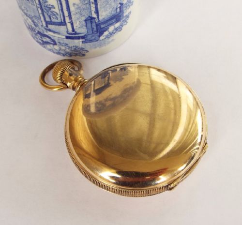 fig 2. Antique private label Seth Thomas pocket watch