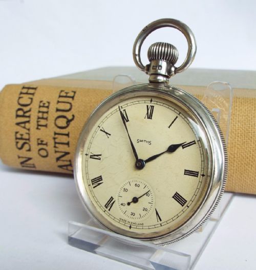 1947 Silver Smiths Pocket Watch, Made in England