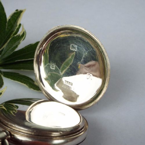 fig 2. An antique silver pocket watch from Fattorini & Sons of Bradford