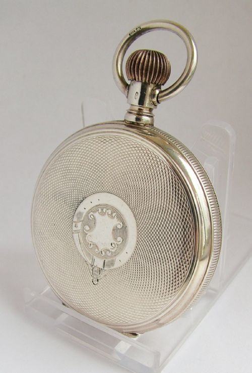 fig 1. A 1920s silver Thomas Russell full hunter pocket watch.