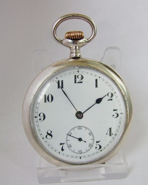 An Antique 1919 Mobilia Pocket Watch