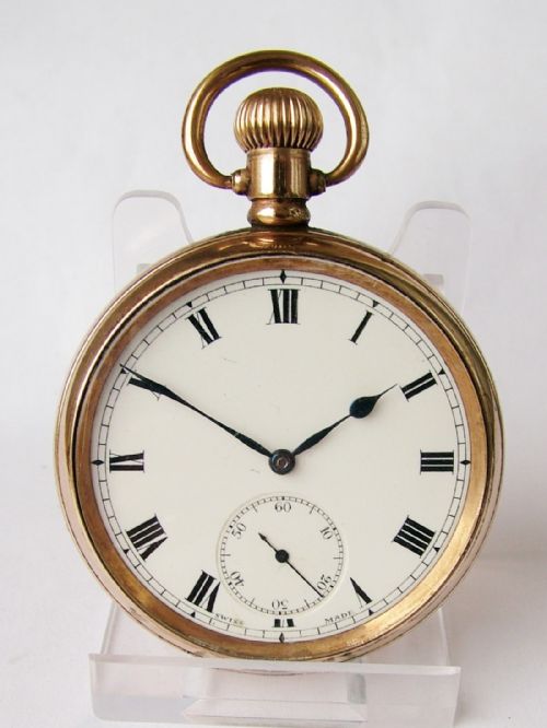 A 1920s Minerva Stem Winding Pocket.
