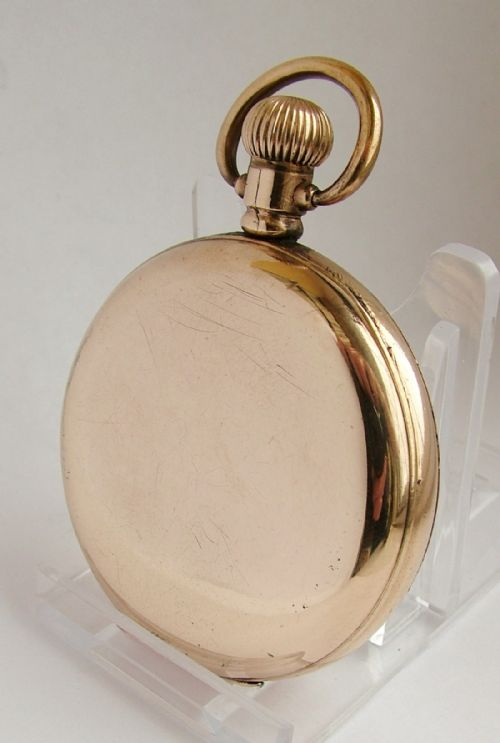 fig 1. A 1920s Minerva stem winding pocket.