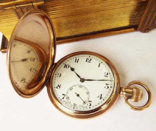 A 1930s Vertex Full Hunter Pocket Watch