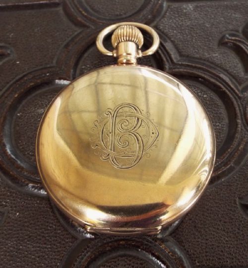 fig 2. A 1930s Vertex full hunter pocket watch