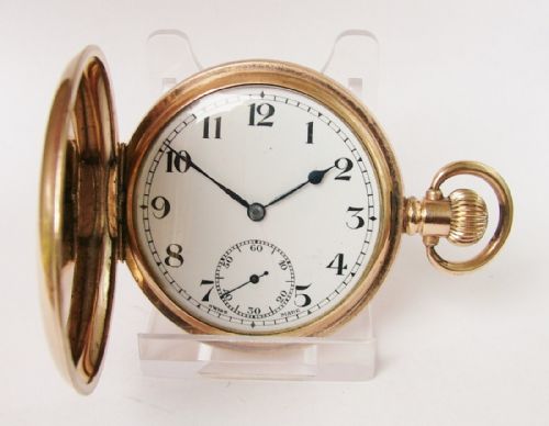 A 1920s Record Full Hunter Pocket Watch