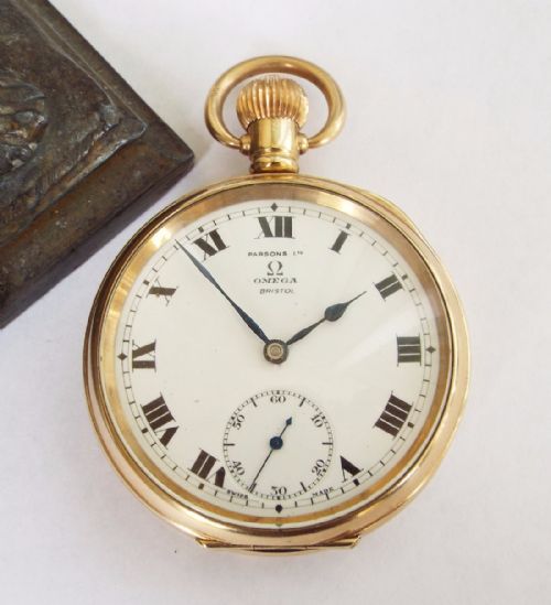 fig 1. Omega pocket watch, circa 1920