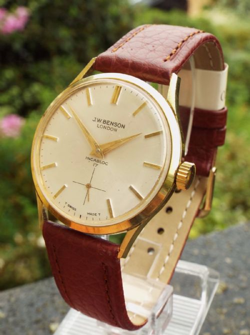 A Gents Late 1950s Wrist Watch from J W Benson