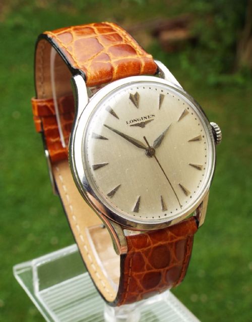 fig 1. A gents 1953 Longines wrist watch