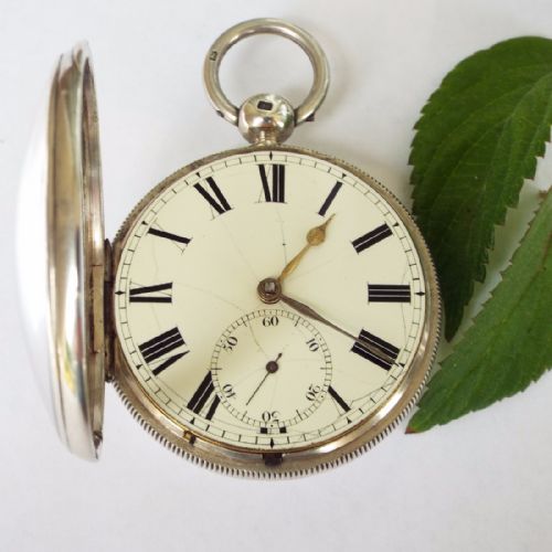 fig 1. Antique silver doctor’s watch, 1824, James Blacow