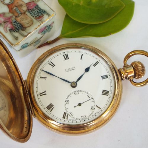 fig 1. A Vertex full hunter pocket watch, circa 1930