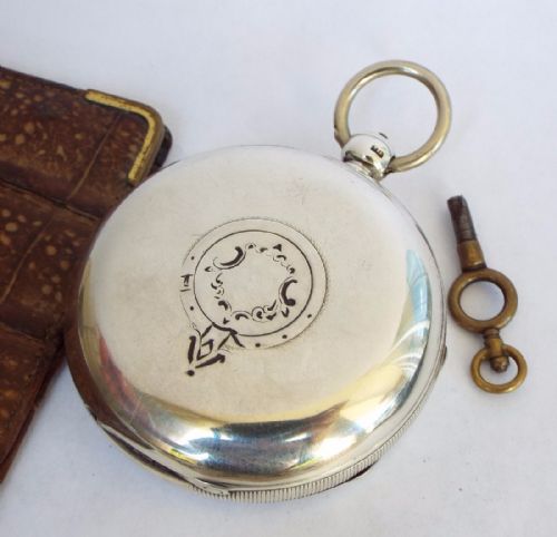 fig 2. Lancashire Watch Co silver pocket watch, 1896