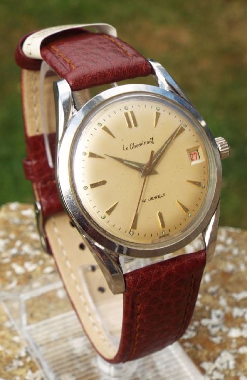 Gents 1950s Le Cheminant Automatic Wrist Watch
