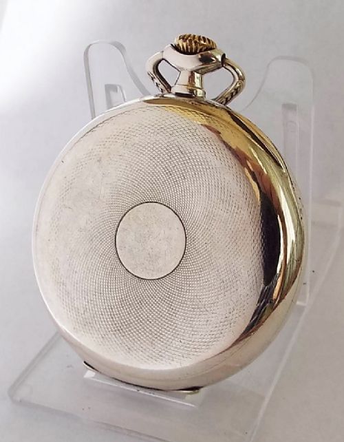 fig 1. A 1930s silver Omega pocket watch