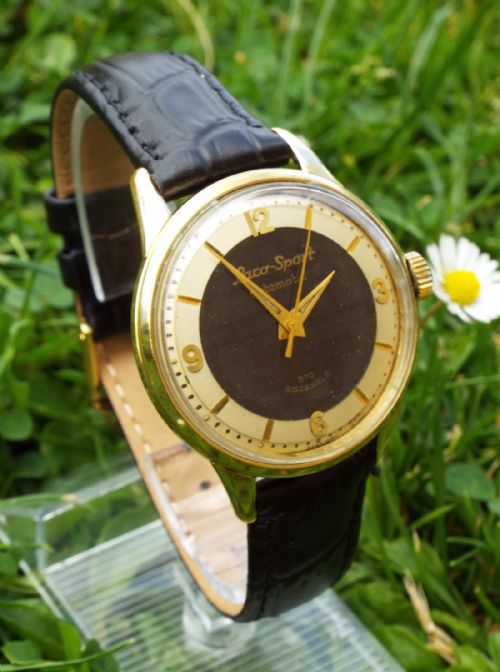 fig 1. Gents 1950s Laco-Sport wrist watch