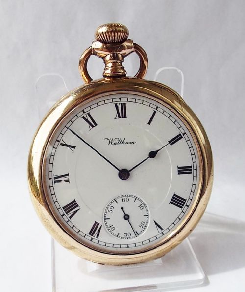Antique 1902 Waltham Stem Winding Pocket Watch.