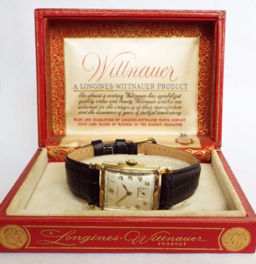 A Gents 1950s Wittnauer Wrist Watch with Box