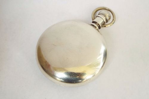 fig 2. Antique Waltham ‘Sterling’ silver pocket watch