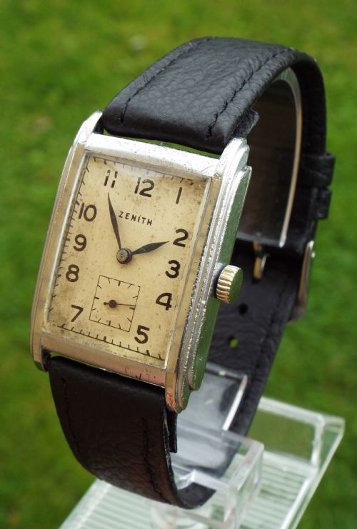 Gents 1938 Zenith Wrist Watch, Military History