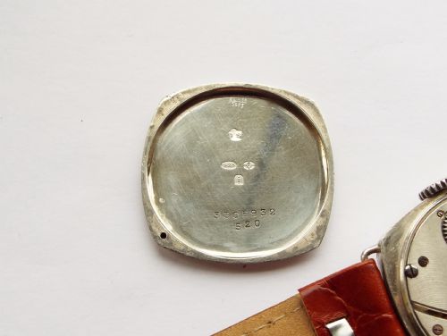 fig 3. Gents silver Cyma wrist watch, 1924
