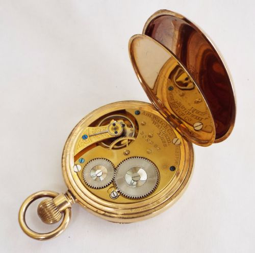 fig 2. Waltham 'Bond Street' pocket watch with history