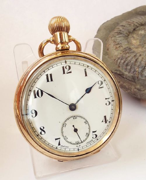 A 1920s Minerva Stem Winding Pocket.