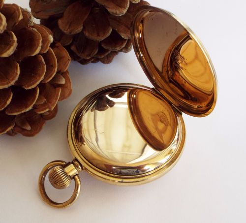 fig 3. Antique Thomas Russell half hunter pocket watch