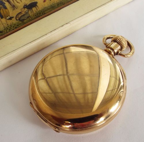 fig 3. 1920s Thomas Russell ‘Premier’ hunter pocket watch
