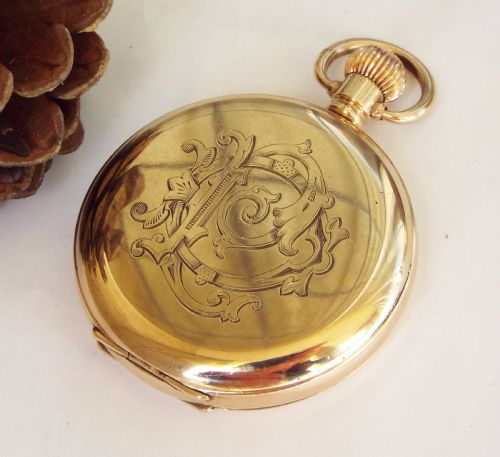 fig 3. 1915 Waltham hunter pocket watch, Kirkcaldy