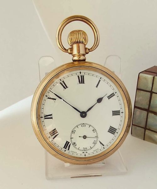 A 1920s Tavannes Open Faced Pocket Watch.