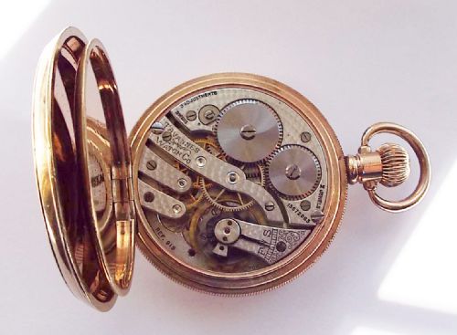 fig 2. A 1920s Tavannes open faced pocket watch.
