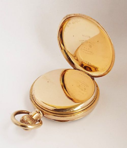 fig 2. An antique Waltham Traveler pocket watch, 1918.
