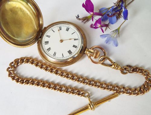 1906 Waltham Seaside Ladies Full Hunter Fob Watch