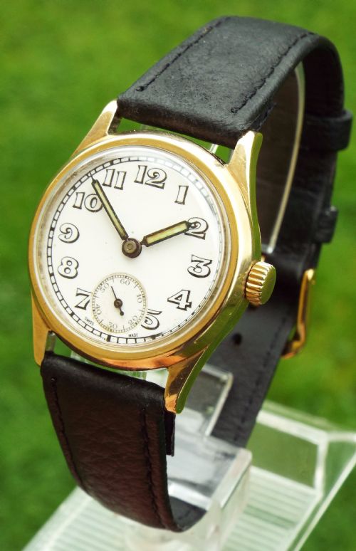 9ct Gold Buren Eldis Mid-size Wrist Watch, 1941