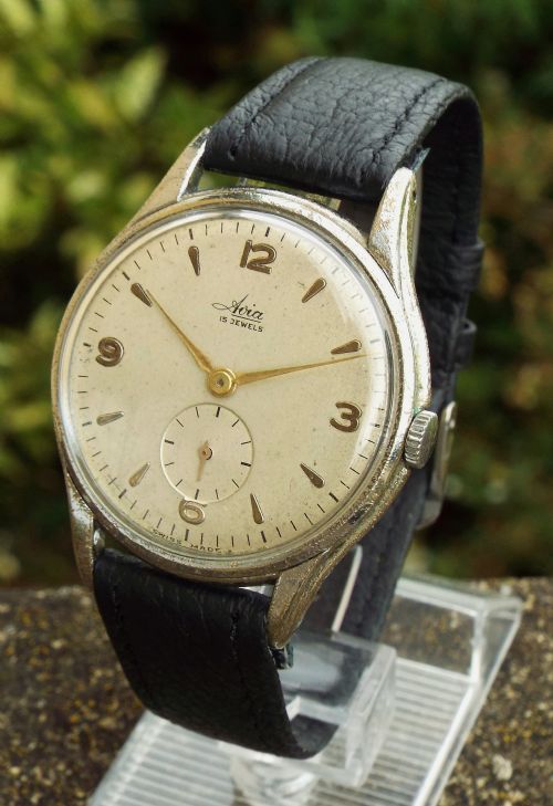 Gents Oversized 1950s Avia Wrist Watch
