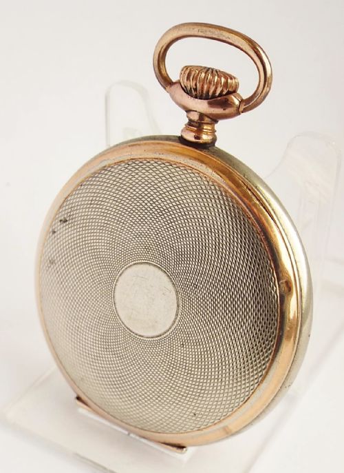 fig 1. A 1920s Junghans  galonne cased pocket watch