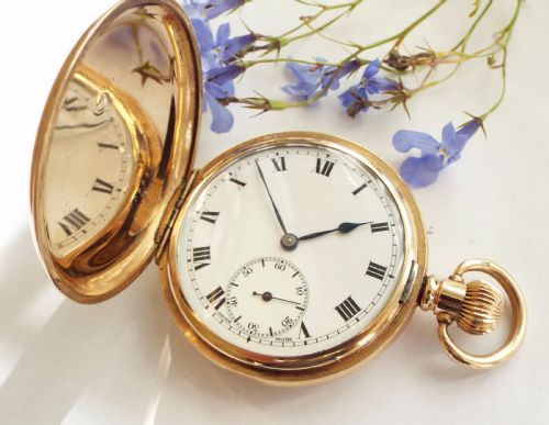 fig 1.  Antique Criterion full hunter pocket watch