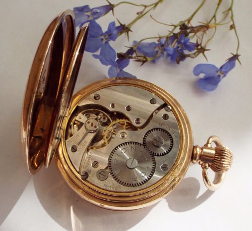 fig 2.  Antique Criterion full hunter pocket watch