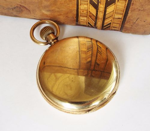 fig 1. A 1920s Record Dreadnought pocket watch