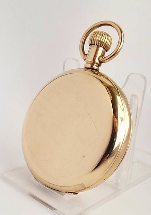 fig 2. A 1920s Minerva half hunter pocket watch.