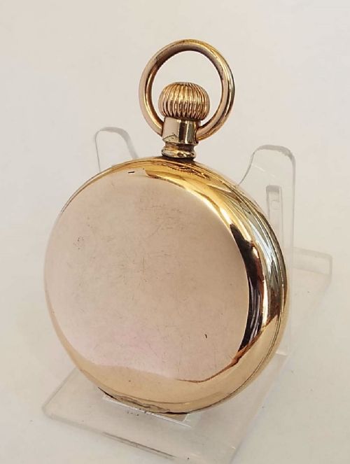 fig 1. An antique Waltham full hunter pocket watch.