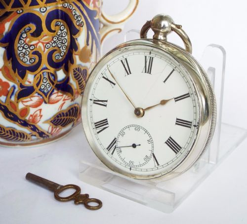 An Antique Silver Waltham Pocket Watch, 1887