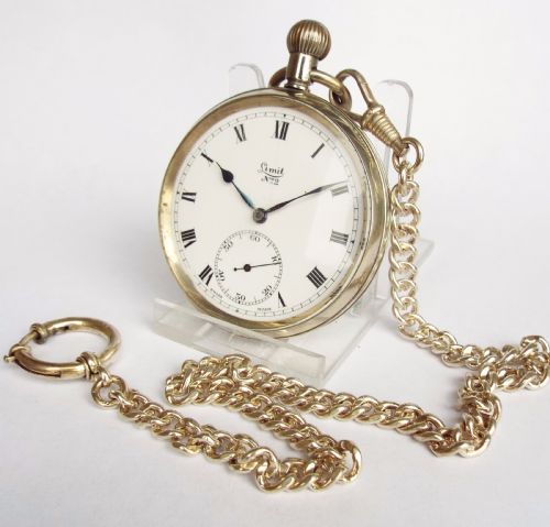 1930s Limit No 2 Pocket Watch with Chain