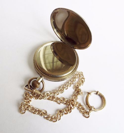fig 2. 1930s Limit No 2 pocket watch with chain