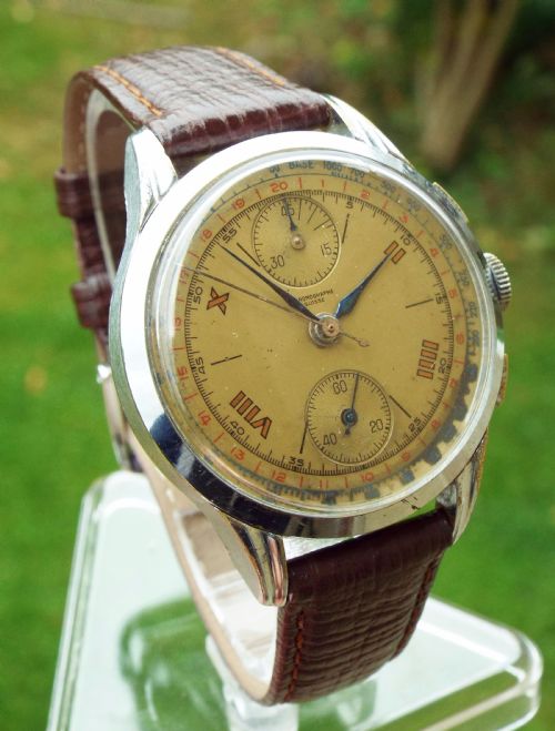 fig 2. Gents 1950s Chronographe Suisse watch (Venus 170)