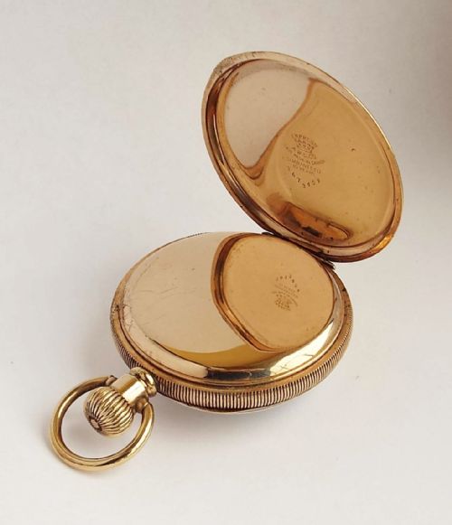 fig 2. A 1930s Satisfaction pocket watch by L Tieche Gammeter.
