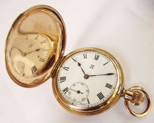 Antique Full Hunter Pocket Watch, ‘The Consul’