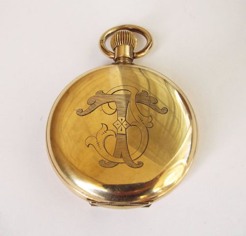 fig 1. Antique full hunter pocket watch, ‘The Consul’