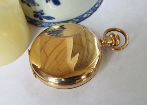 fig 2. 1930s Cyma full hunter pocket watch, Daily Record