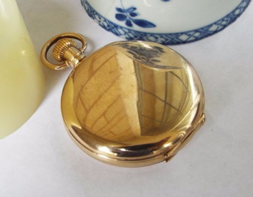 fig 3. 1930s Cyma full hunter pocket watch, Daily Record
